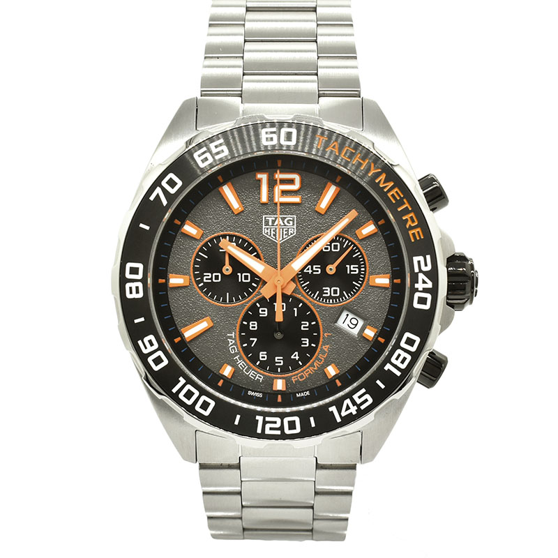 タグホイヤー　TAG HEUER　フォーミュラ1 クロノグラフ　CAZ101AH.BA0842　クォーツ　グレー　43mm　新品