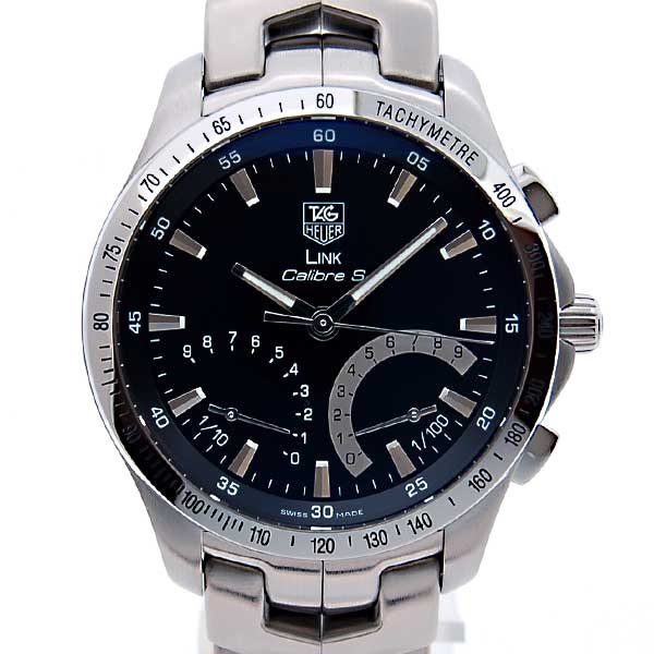 タグホイヤー　TAG HEUER　リンク　LINK　キャリバーS　CJF7110.BA0587　黒文字盤　メンズ　42mm　新品