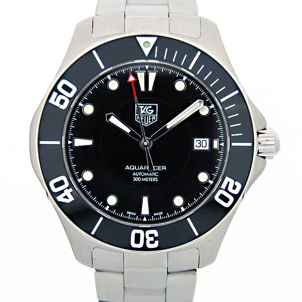 タグホイヤー　TAG HEUER　アクアレーサー2000　WAB2010 自動巻き　ブラック　300m防水