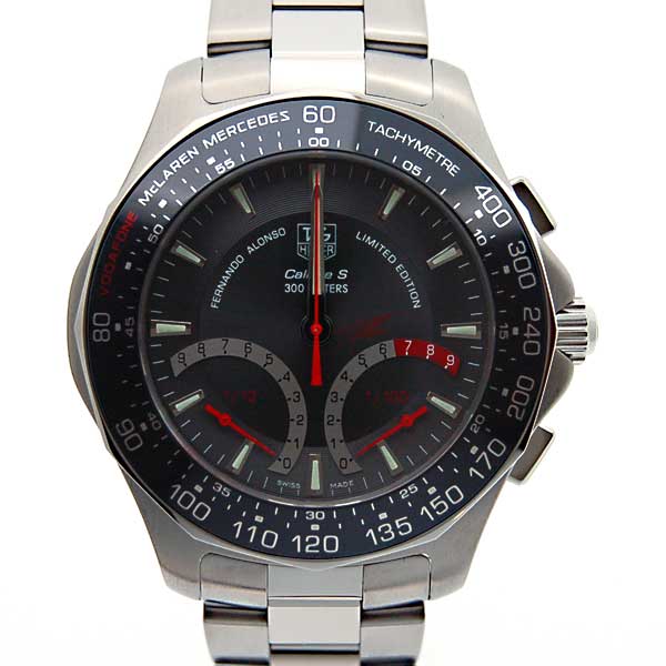タグホイヤー　TAG HEUER　アクアレーサーレガッタ　アロンソ　キャリバーS　CAF7113.BA0803 　クォーツ　グレー　300m防水