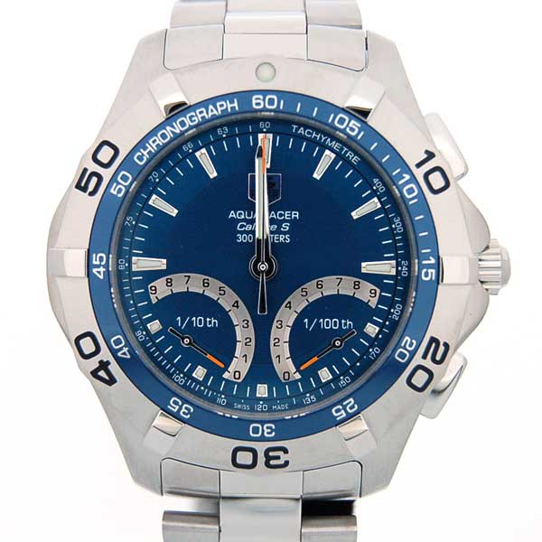 タグホイヤー　TAG HEUER　アクアレーサーレガッタ　キャリバーS　CAF7012.BA0815 　クォーツ　ブルー　300m防水