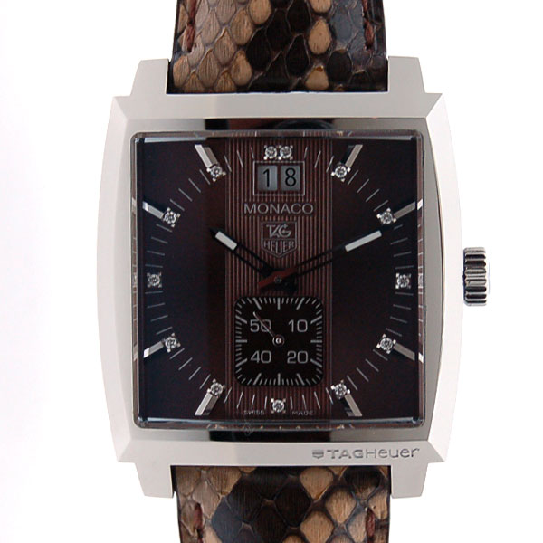 タグホイヤー　TAG HEUER　モナコ　パイソン　WAW1315.FC6217　37mm　13Pダイヤ　新品