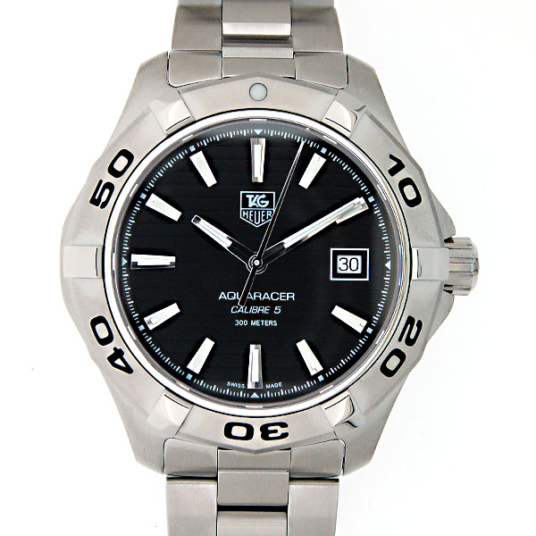 タグホイヤー　TAG HEUER　アクアレーサー　キャリバー5　WAP2010.BA0830　自動巻　ブラック　SS　新品