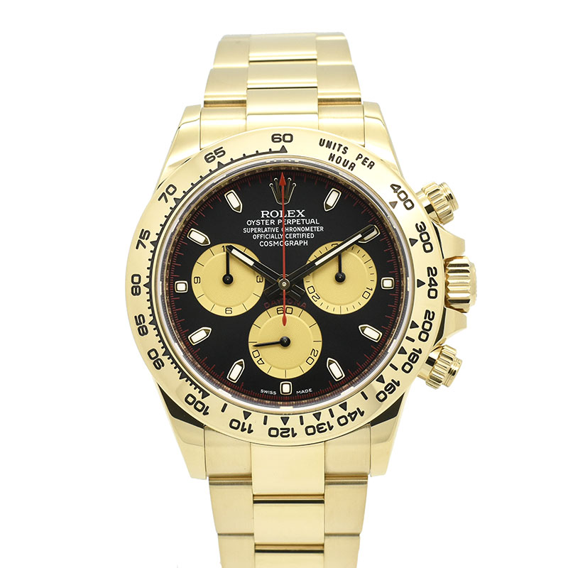 ロレックス　ROLEX　コスモグラフ デイトナ　Ref.116508　ブラック/シャンパン　18KYG　USED　中古