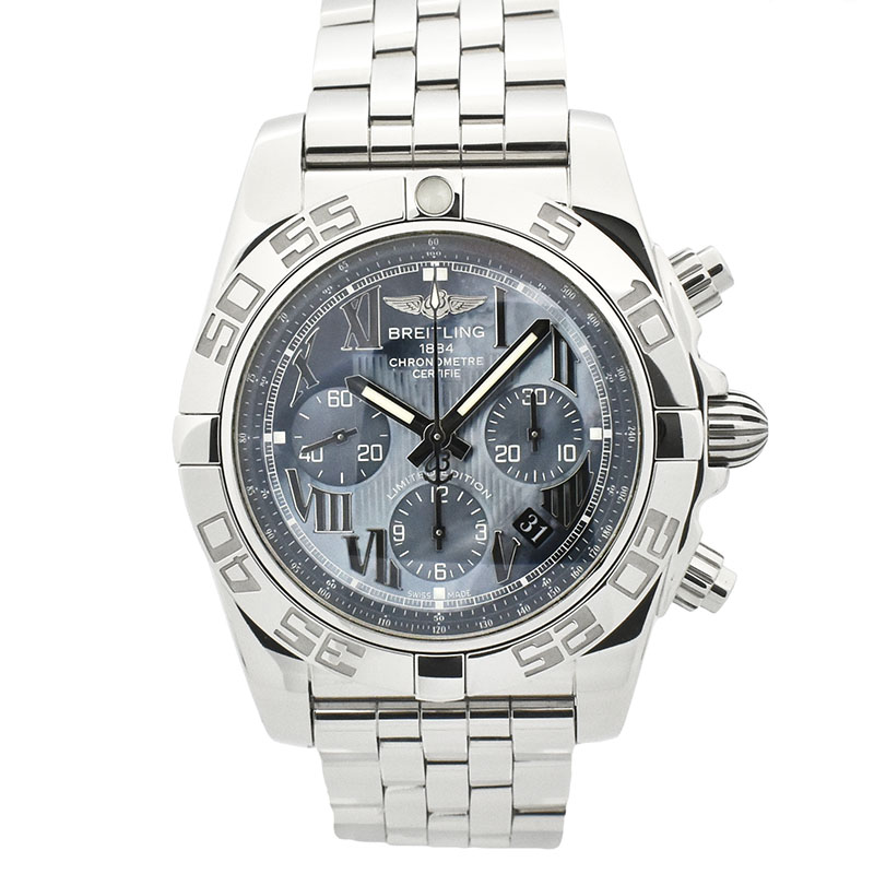 ブライトリング　BREITLING　クロノマット44 ジャパンリミテッド　A011BMPPA　ブラックシェルローマ　日本400本限定　44mm　USED　中古