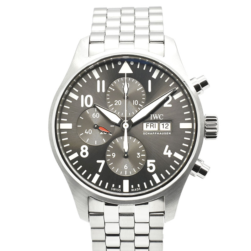 IWC　パイロットウォッチクロノ スピットファイア　IW377719　グレー　43mm　USED　中古