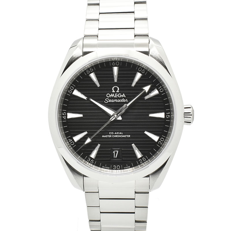 オメガ　OMEGA　シーマスター アクアテラ マスタークロノメーター　220.10.41.21.01.001　ブラック　41mm　USED　中古