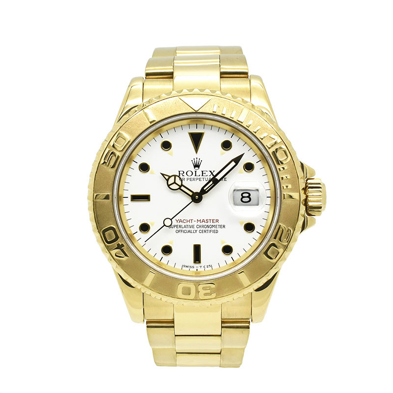 ロレックス　ROLEX　ヨットマスター　Ref.16628　18KYG　ホワイト　40mm　N番　USED　中古