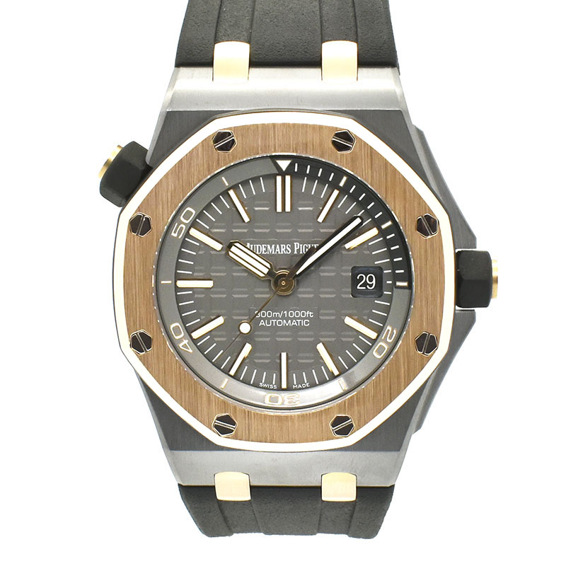 オーデマ・ピゲ　AUDEMARS PIGUET　ロイヤルオーク オフショアダイバー QE IIカップ2014　15709TR.OO.A005CR.01　世界150本限定　42mm　USED　中古