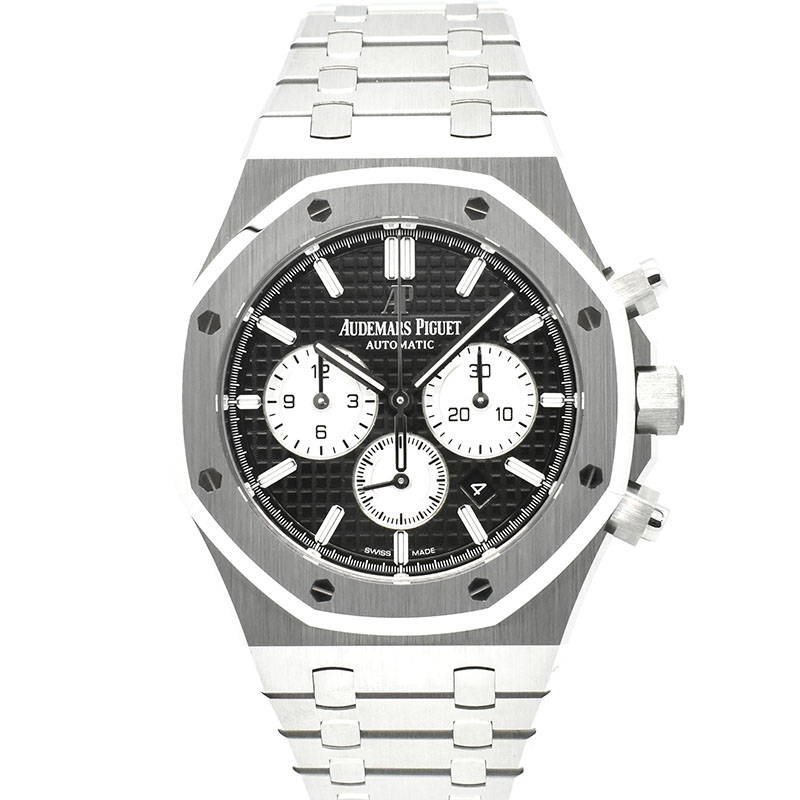 オーデマ・ピゲ　AUDEMARS PIGUET　ロイヤルオーク クロノグラフ　26331ST.OO.1220ST.02　SS　41mm　ブラック/シルバー　未使用品