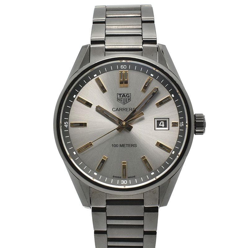 タグホイヤー　TAG HEUER　カレラ クォーツ　WAR1113.BA0602　グレー　39mm　USED　中古