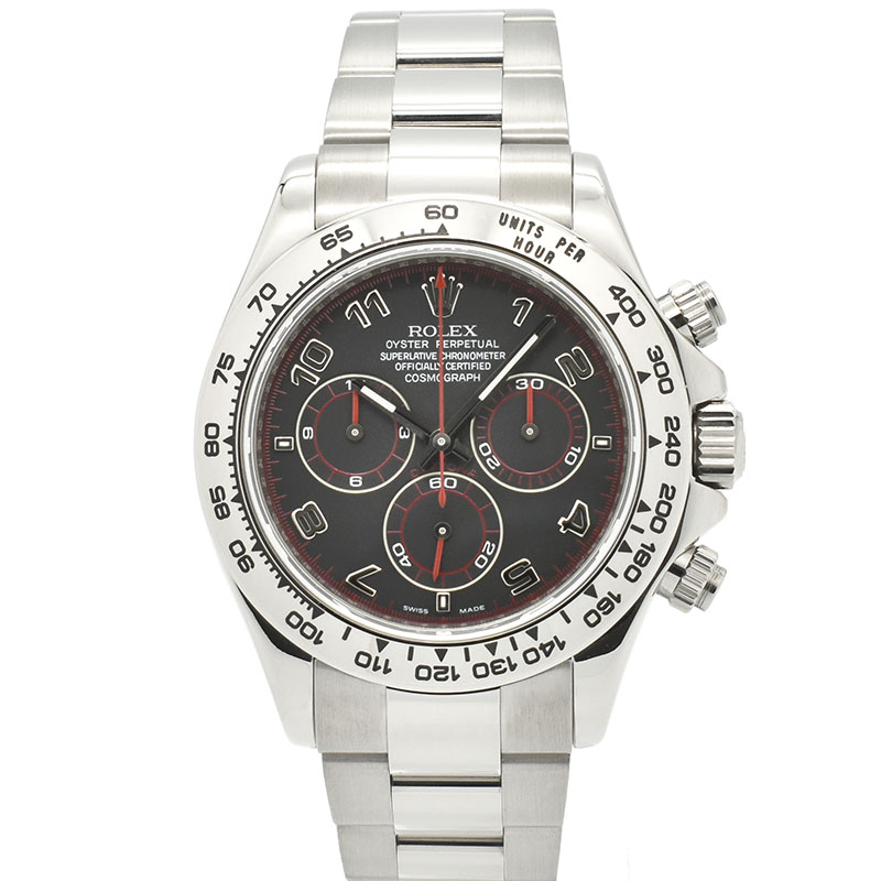 ロレックス　ROLEX　デイトナ　116509　ブラック　D番　18KWG　40mm　USED　中古