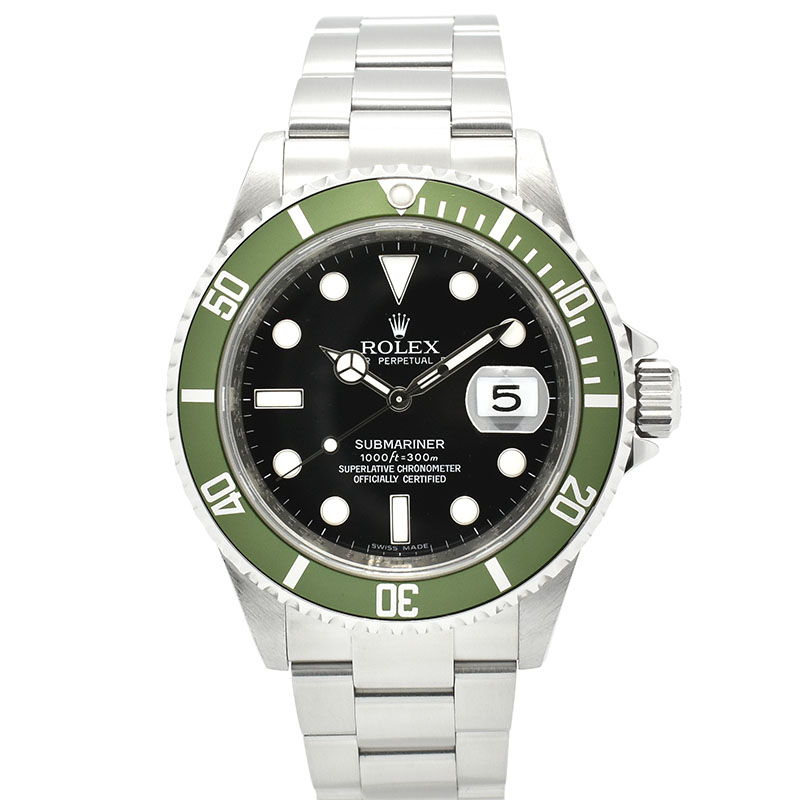 ロレックス　ROLEX　サブマリーナデイト　Ref.16610LV　ライムベゼル　M番　USED　中古