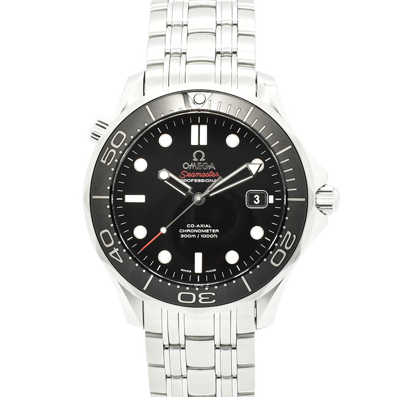 オメガ　OMEGA　シーマスター300 コーアクシャル　212.30.41.20.01.003　ブラック　41mm　USED　中古