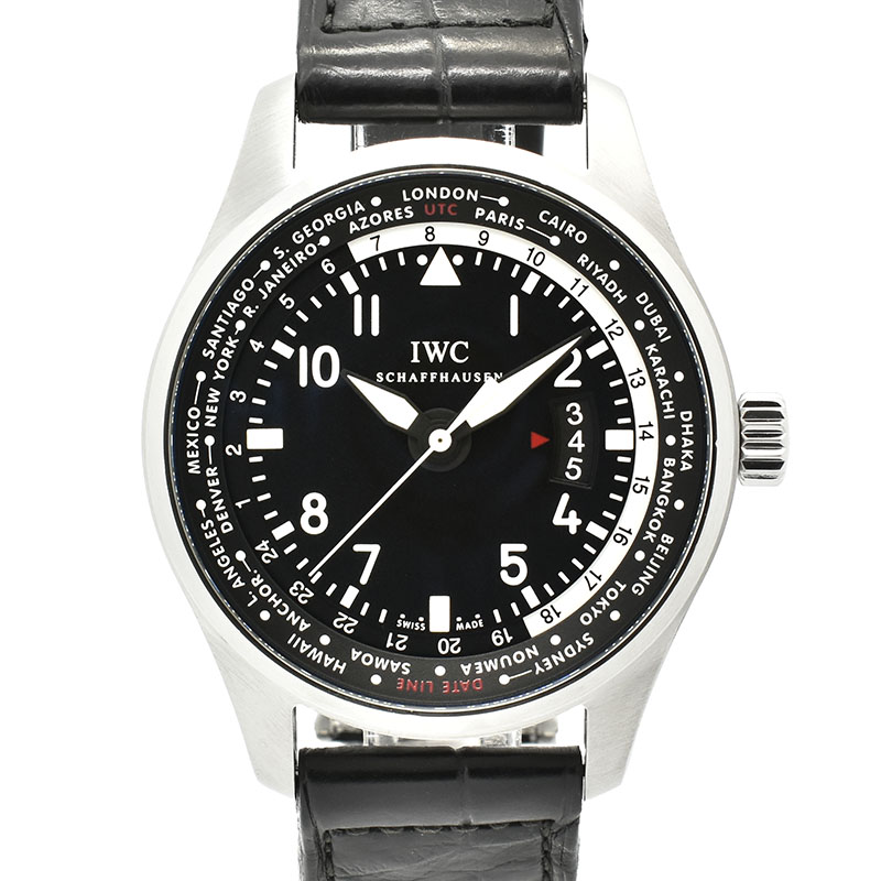IWC　パイロットウォッチ ワールドタイマー　IW326201　SS　45mm　USED　中古