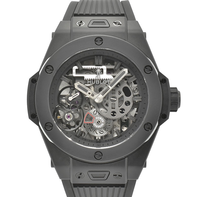 ウブロ　HUBLOT　ビッグバン メカ-10 オールブラック　414.CI.1110.RX　世界500本限定　手巻き　45mm　USED　中古