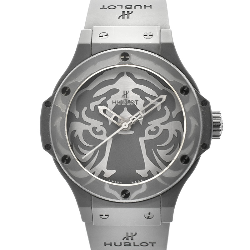 ウブロ　HUBLOT　ビッグバン ブラックジャガー ホワイトタイガー　316.CI.1410.RX.BJW16　世界100本限定　44mm　USED　中古