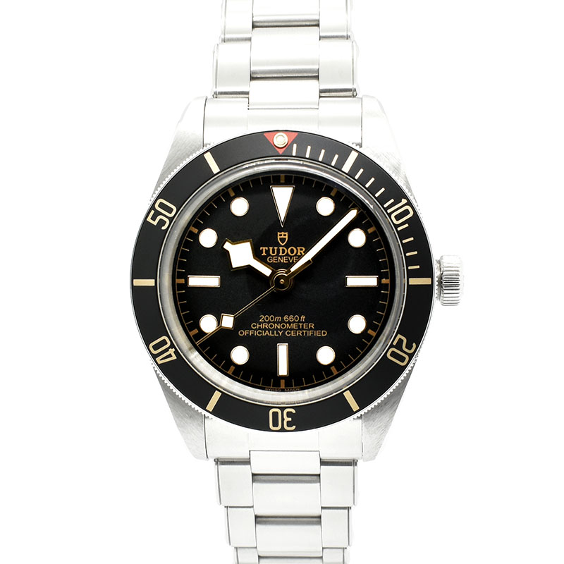 チューダー(チュードル)　TUDOR　ヘリテージ ブラックベイ フィフティエイト　79030N　39mm　ブラック　USED　中古