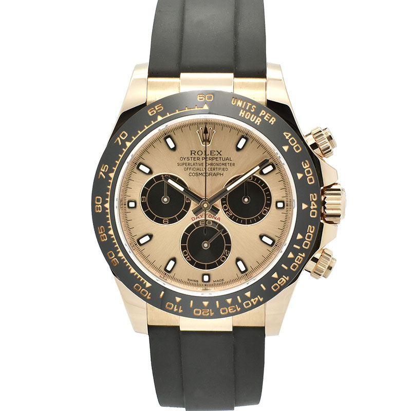 ロレックス　ROLEX　デイトナ　Ref.116515LN　18KERG　ピンク/ブラック　オイスターフレックス　USED　中古