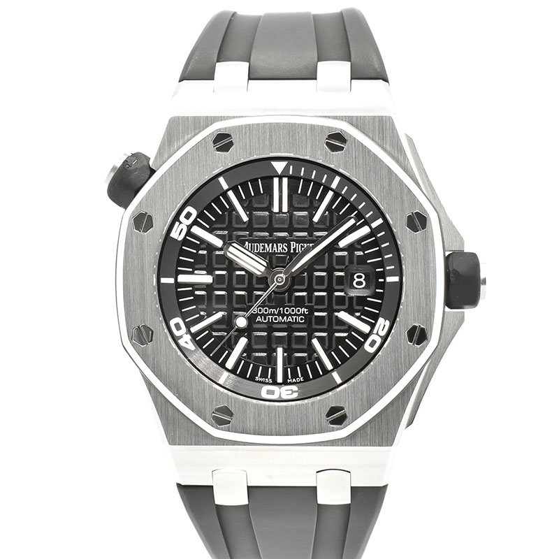 オーデマ・ピゲ　AUDEMARS PIGUET　ロイヤルオーク オフショアダイバー　15703ST.OO.A002CA.01　ブラック　SS　42mm　USED　中古