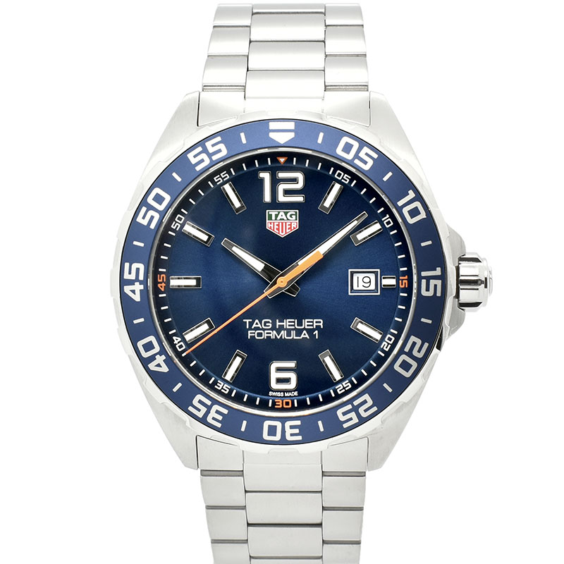 タグホイヤー　TAG HEUER　フォーミュラ1　WAZ1010.BA0842 　ブルー　クォーツ　43mm　USED　中古