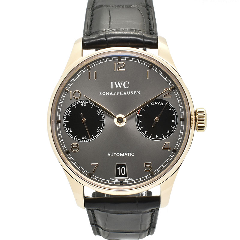 IWC　ポルトギーゼ 7デイズ ドラゴンイヤー　IW500125　42mm　18KRG　グレー　辰年888本限定　USED　中古