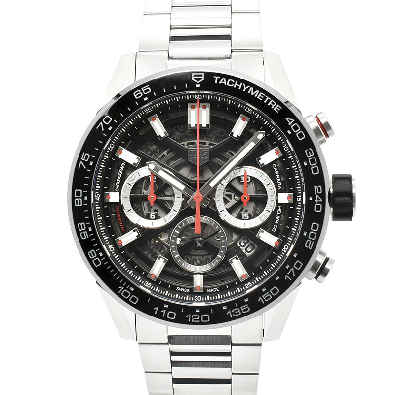 タグホイヤー　TAG HEUER　カレラ キャリバーホイヤー02　CBG2A10.BA0654　45mm　USED　中古