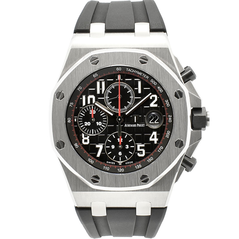 オーデマ・ピゲ　AUDEMARS PIGUET　ロイヤルオーク オフショア クロノグラフ　26470ST.OO.A101CR.01　ブラック　42mm　USED　中古