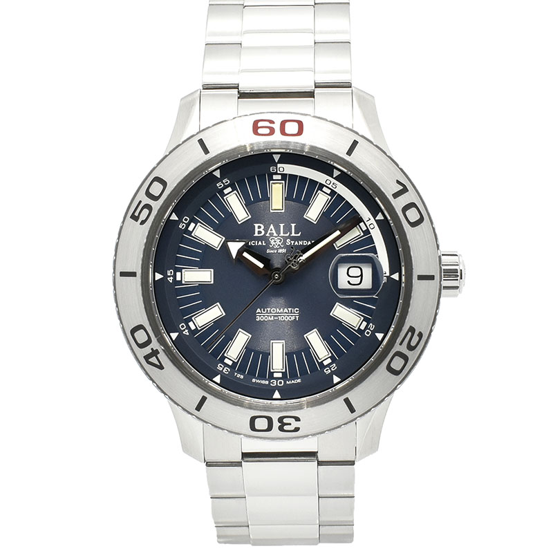 ボールウォッチ　BALL　ストークマン NECC　DM3090A-S3J-BE　ブルー　42mm　USED　中古