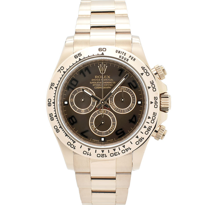 ロレックス　ROLEX　デイトナ　Ref.116505　エバーローズゴールド　チョコレートブラウン　ランダム番　USED　中古