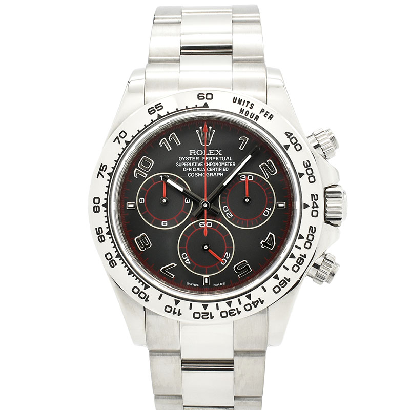 ロレックス　ROLEX　デイトナ　116509　ブラック　D番　18KWG　40mm　USED　中古