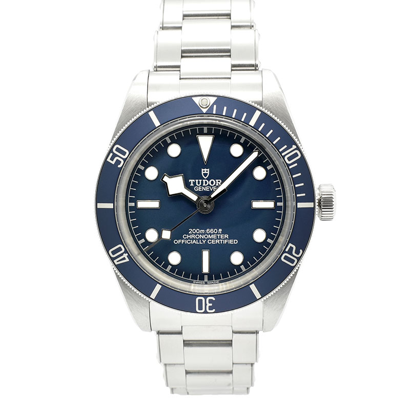 チューダー(チュードル)　TUDOR　ヘリテージ ブラックベイ フィフティエイト　79030B　39mm　ブルー　USED　中古