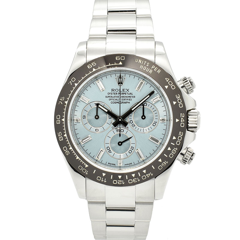 ロレックス　ROLEX　デイトナ　116506A　アイスブルー　プラチナ　ランダム番　40mm　USED　中古