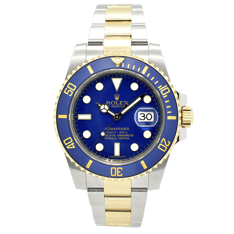 ロレックス　ROLEX　サブマリーナ デイト　Ref.116613LB　ランダム番　マットブルー(つや無し)　40mm　USED　中古