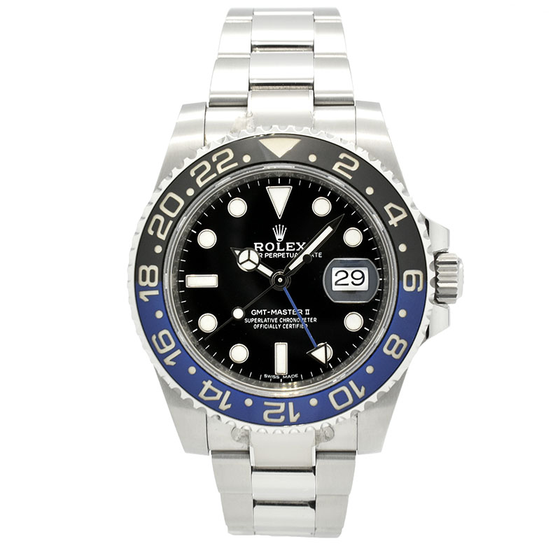 ロレックス　ROLEX　GMTマスター2　116710BLNR　40mm　青黒ベゼル　USED　中古