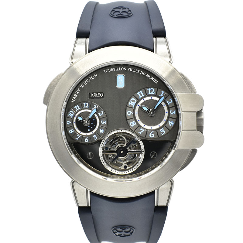ハリーウィンストン　HARRY WINSTON　プロジェクト Z5 トゥールビヨン　OCEATG45ZZ001　45mm　ザリウム　世界150本限定　USED　中古　
