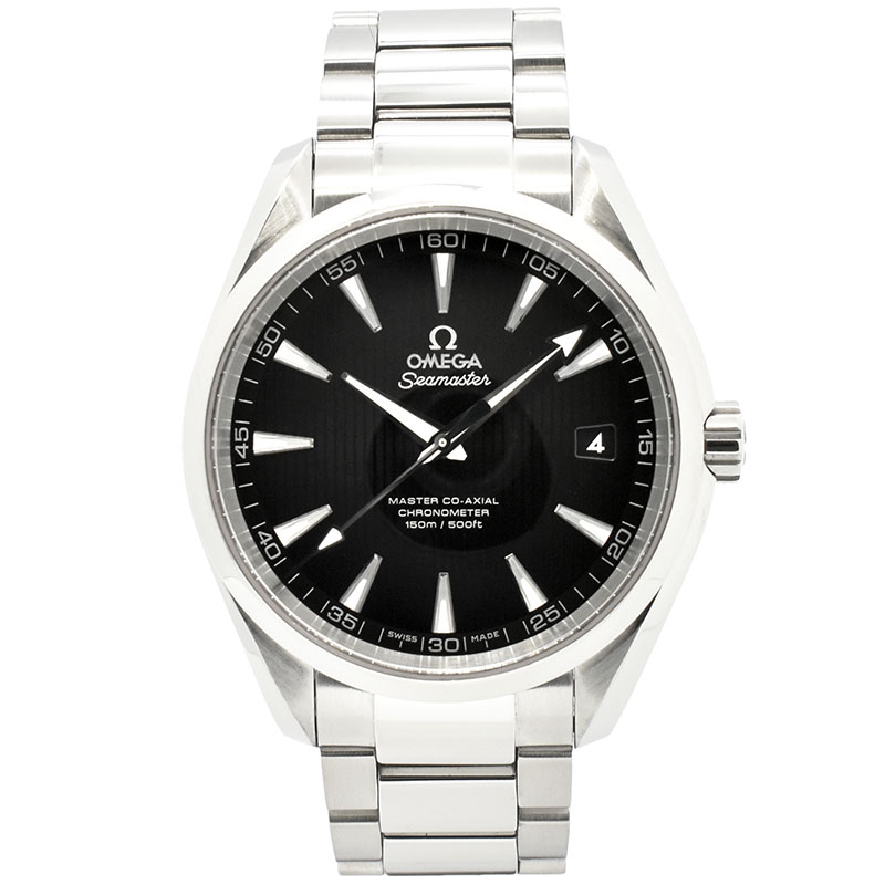 オメガ　OMEGA　シーマスター アクアテラ マスターコーアクシャル クロノメーター　231.10.42.21.01.003　ブラック　41.5mm　USED　中古