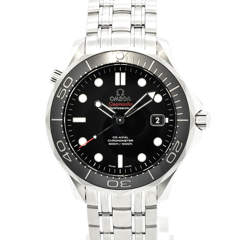 オメガ　OMEGA　シーマスター300 コーアクシャル　212.30.41.20.01.003　ブラック　41mm　USED　中古