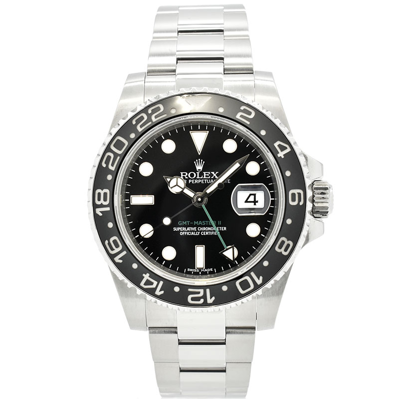 ロレックス　ROLEX　GMTマスター2　Ref.116710LN　V番　スティックダイヤル　USED　中古