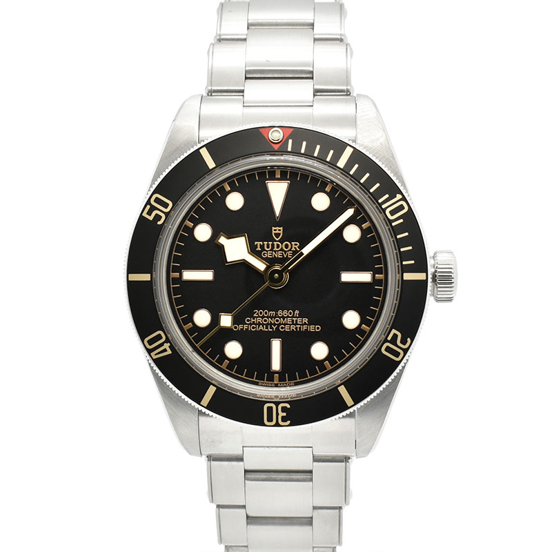 チューダー(チュードル)　TUDOR　ヘリテージ ブラックベイ フィフティエイト　79030N　39mm　ブラック　USED　中古