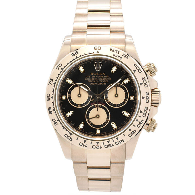 ロレックス　ROLEX　デイトナ　Ref.116505　エバーローズゴールド　ブラック/ピンク　M番　40mm　USED　中古
