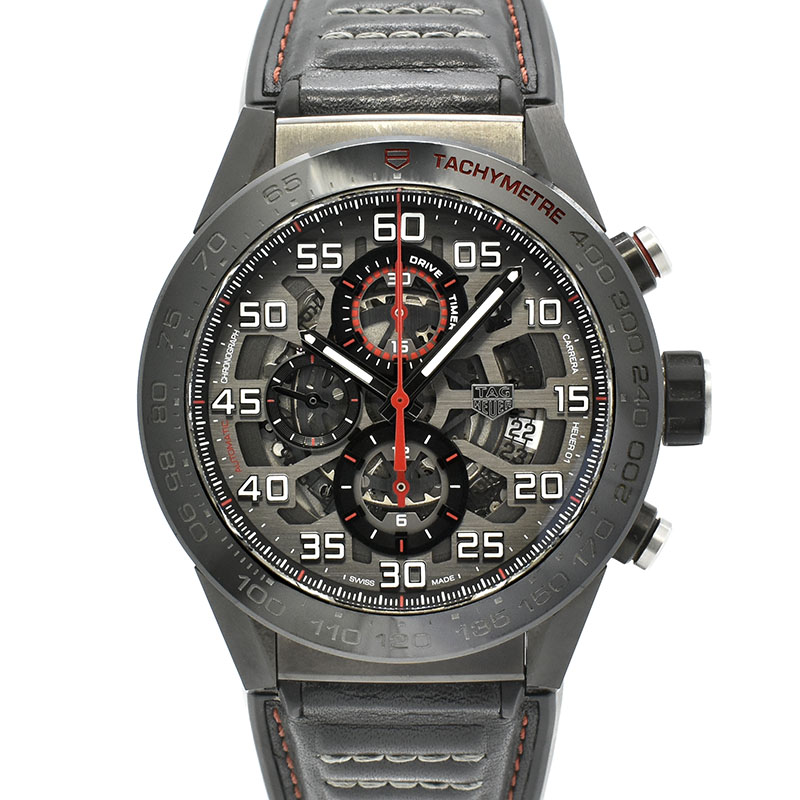 タグホイヤー　TAG HEUER　カレラ キャリバー ホイヤー01　CAR2A1H.FT6101　45mm　PVD　USED　中古