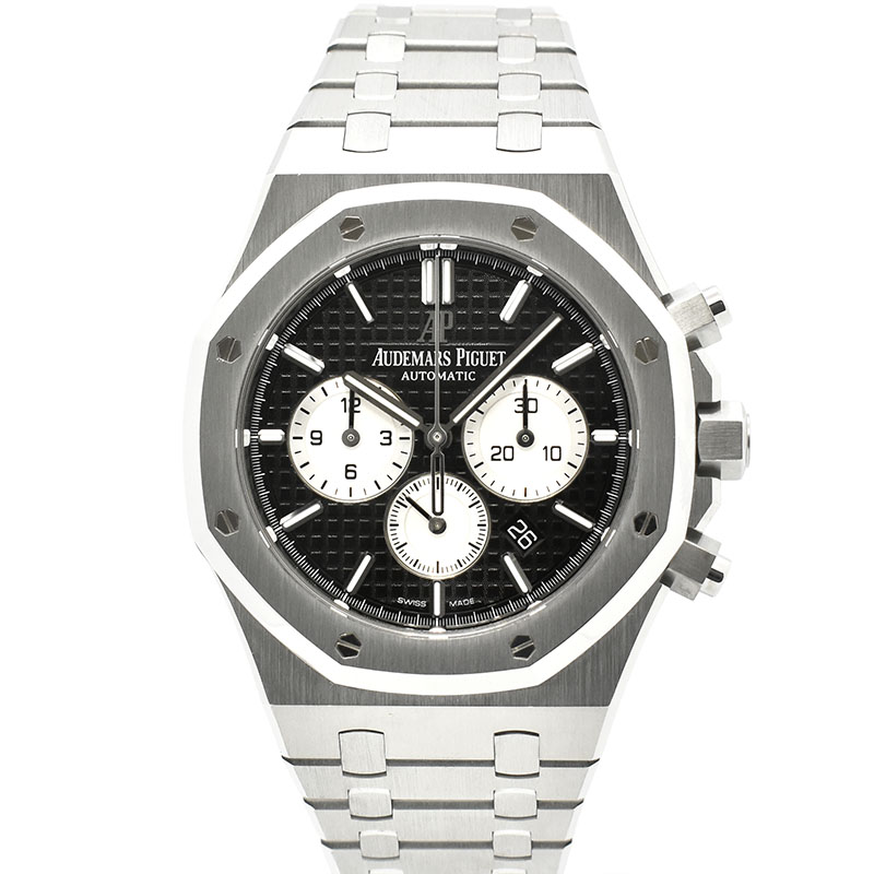 オーデマ・ピゲ　AUDEMARS PIGUET　ロイヤルオーク クロノグラフ　26331ST.OO.1220ST.02　SS　41mm　ブラック/シルバー　USED　中古