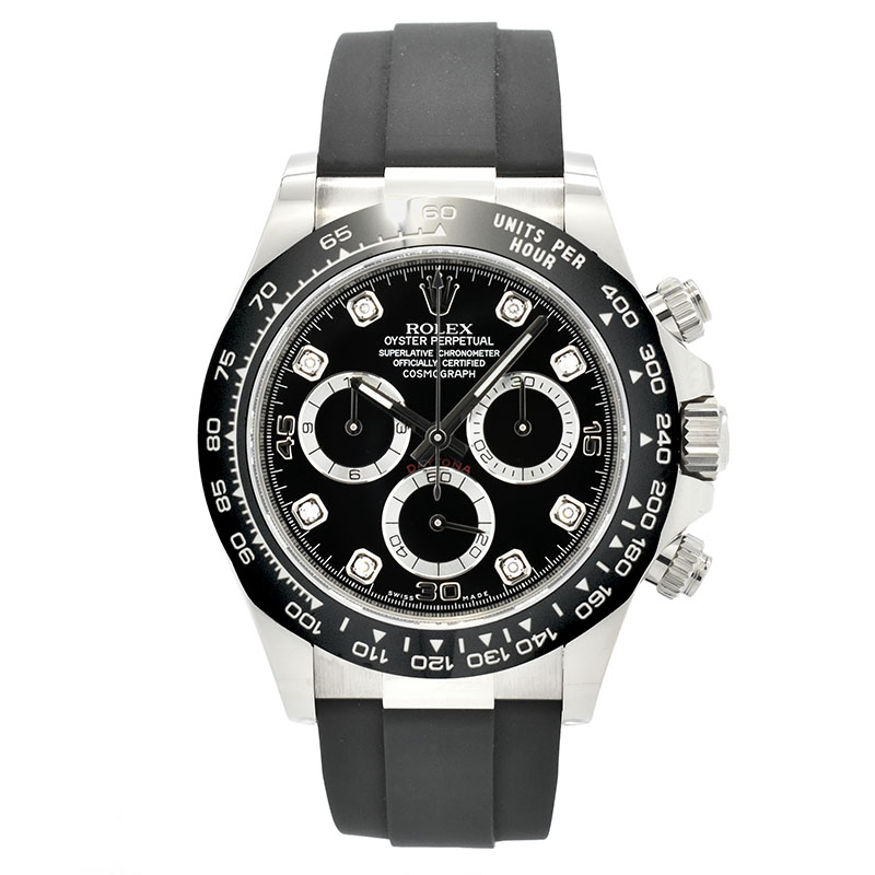 ロレックス　ROLEX　デイトナ　116519LNG　8Pダイヤ　18KWG　オイスターフレックス　40mm　USED　中古