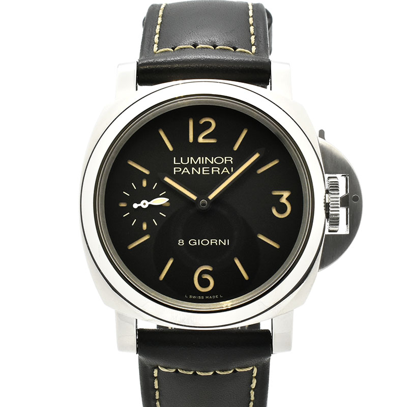 パネライ　PANERAI　ルミノールベース 8デイズ　PAM00915　バックスケルトン　44mm　手巻き　V番　USED　中古