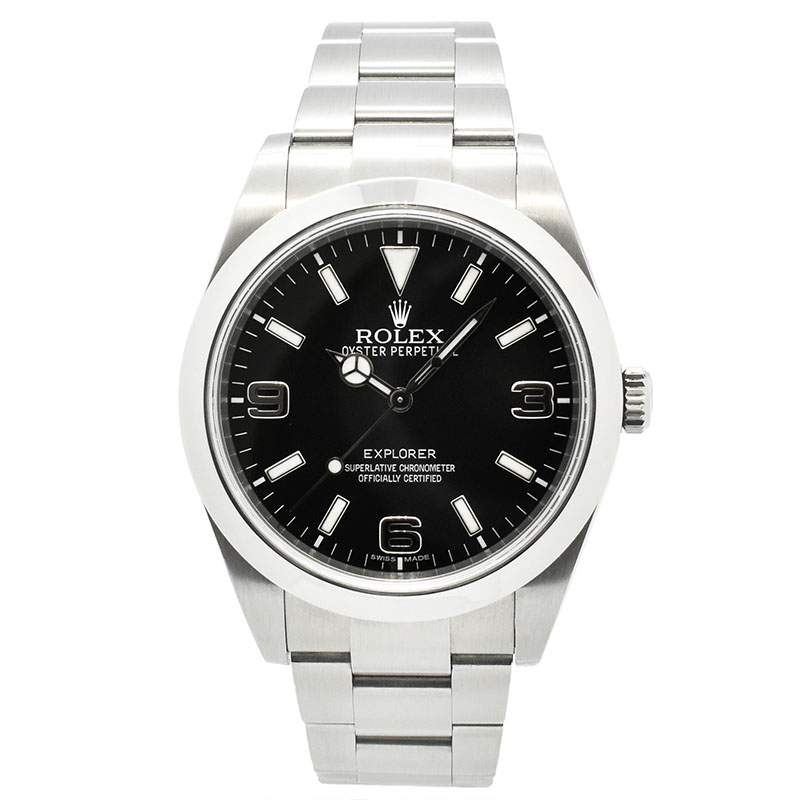 ロレックス　ROLEX　エクスプローラー1　Ref.214270　SS　39mm　ブラックアウト　G番　USED　中古