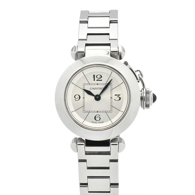 カルティエ　CARTIER　ミスパシャ　W3140007　27mm　SS　シルバー　USED　中古