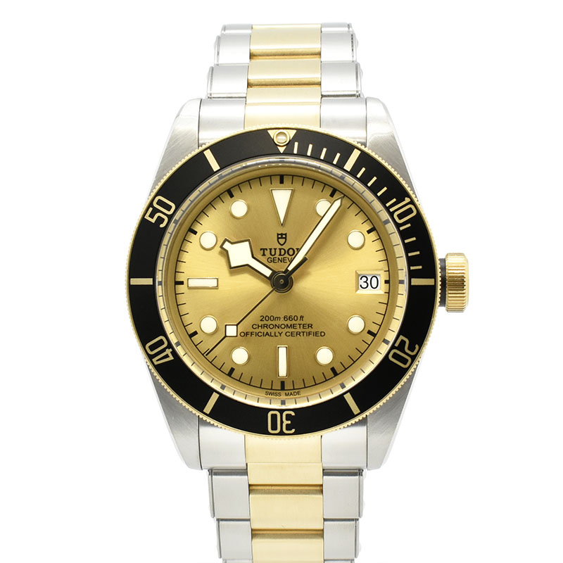 チューダー(チュードル)　TUDOR　ヘリテージ ブラックベイ コンビ　79733N　シャンパン　41mm　USED　中古