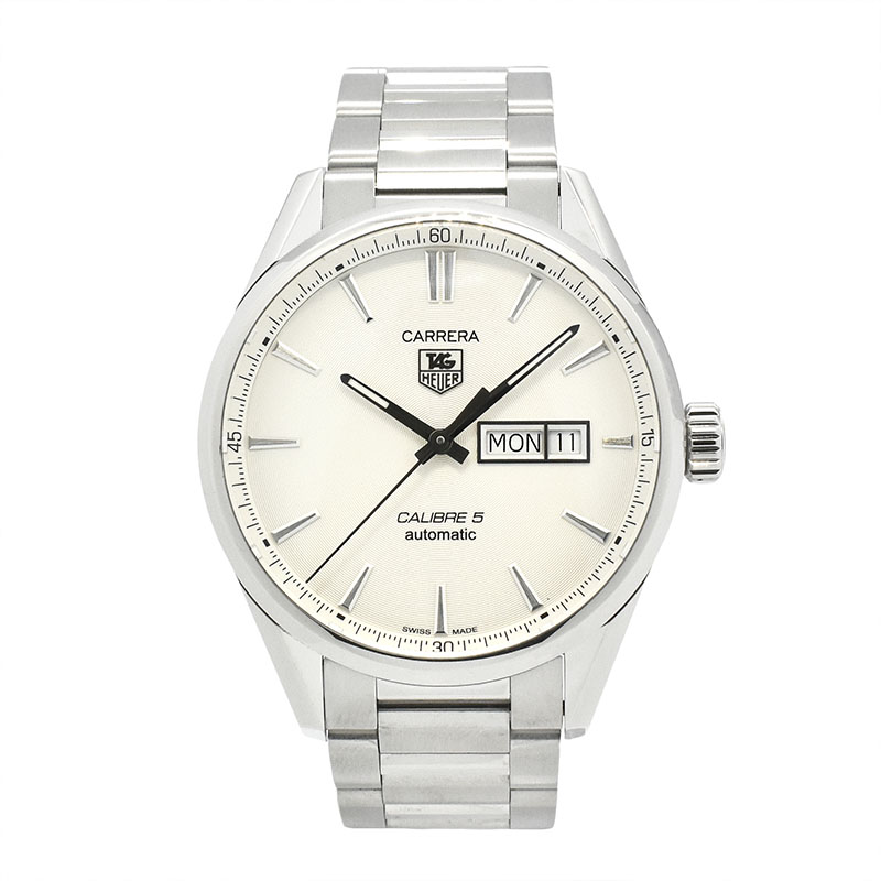 タグホイヤー　TAG HEUER　カレラ デイデイト キャリバー5　WAR201B.BA0723　41mm　SS　シルバー　USED　中古
