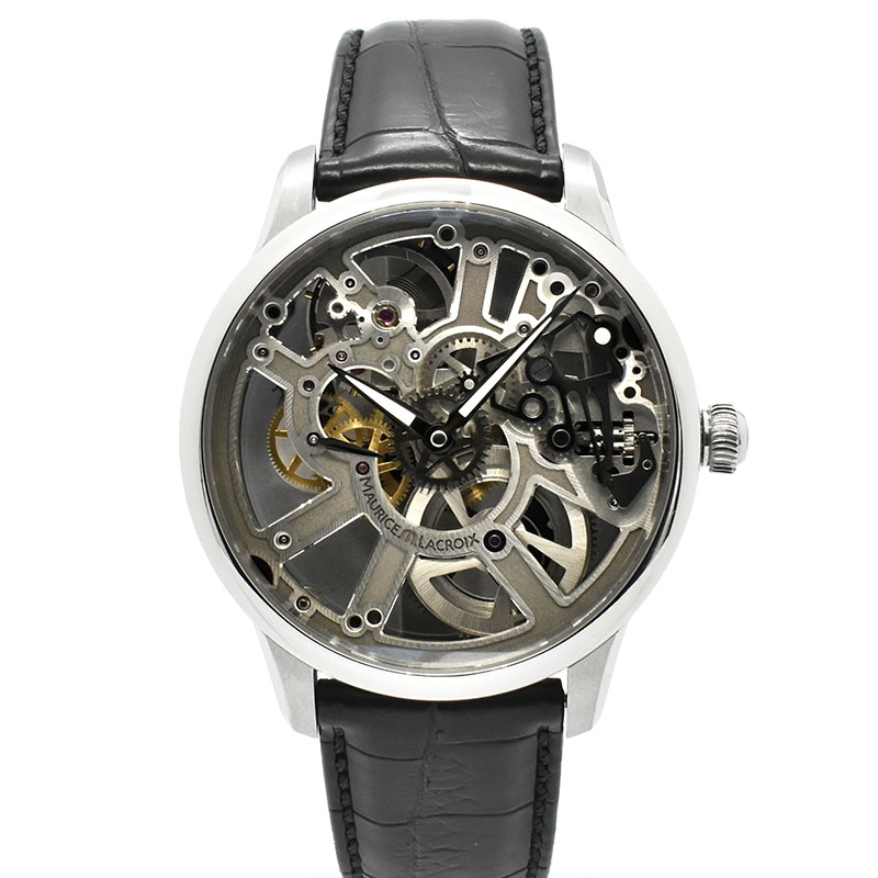 モーリスラクロア　MAURICE LACROIX　マスターピース スケルトン　MP7228-SS001-003-1　手巻き　43mm　USED　中古